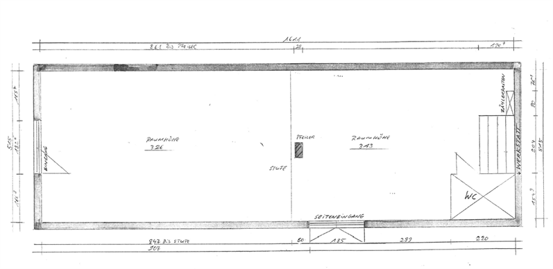 PrI 9231 Grundriss Ladenlokal Dreieich