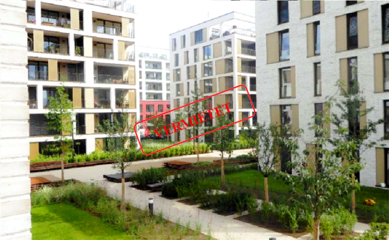 PrI 9225 Ansicht Offenbach - Offenbach am Main Etagenwohnung VERMIETET! Hafeninsel Offenbach Stadt! Exklusive 3-Zimmer-Mietwohnung mit Balkon und TG-Stellplatz!