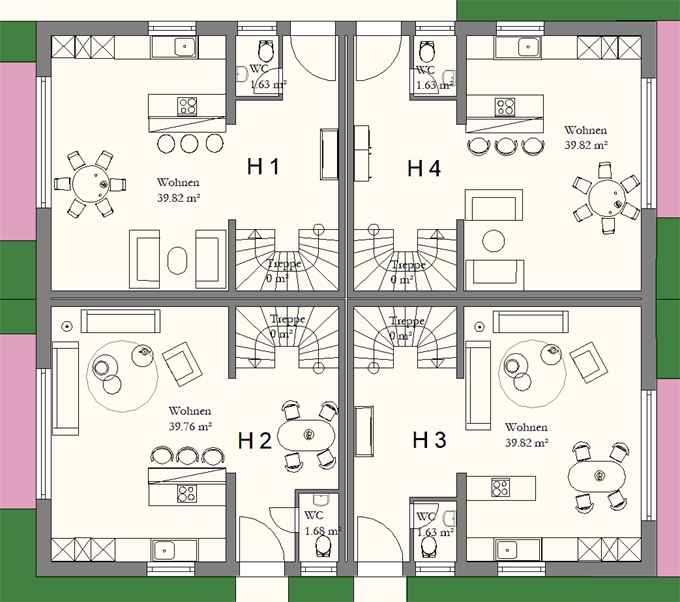 PrI 9325 Rodgau REH EG Reiheneckhaus Rodgau